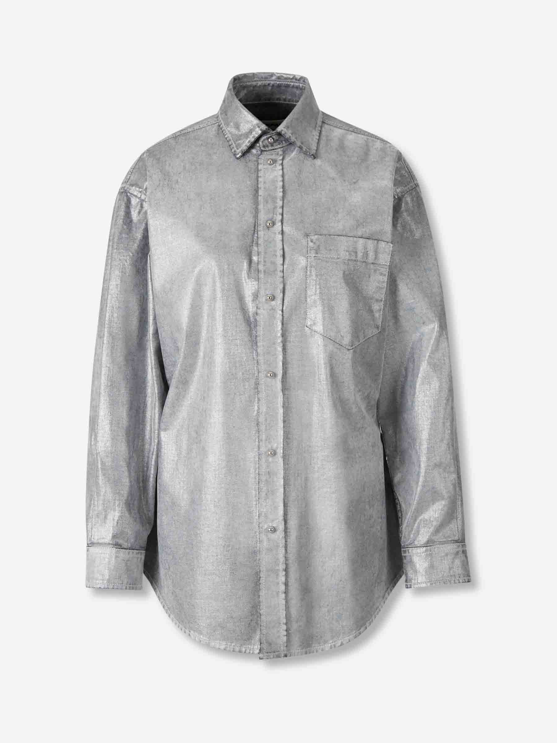 Darkpark Mujer Barcelona Camisa Denim Anne color Plateado sku 772-001520 01 - Foto 1