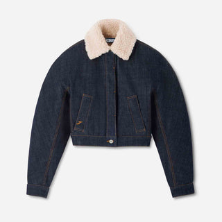 Jacquemus Mujer Barcelona Chaqueta Ovalo de-Nîmes color Azul Denim Oscuro sku 772-001522 01 - Foto 1