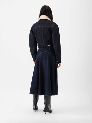 Jacquemus Mujer Barcelona Chaqueta Ovalo de-Nîmes color Azul Denim Oscuro sku 772-001522 01 - Foto 3