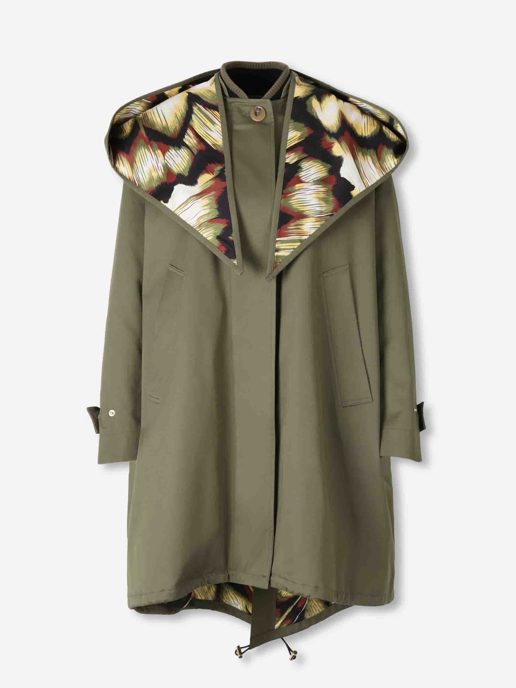 LaDoubleJ Mujer Barcelona Parka Windsor color Verde Militar sku 772-001524 01 - Foto 1