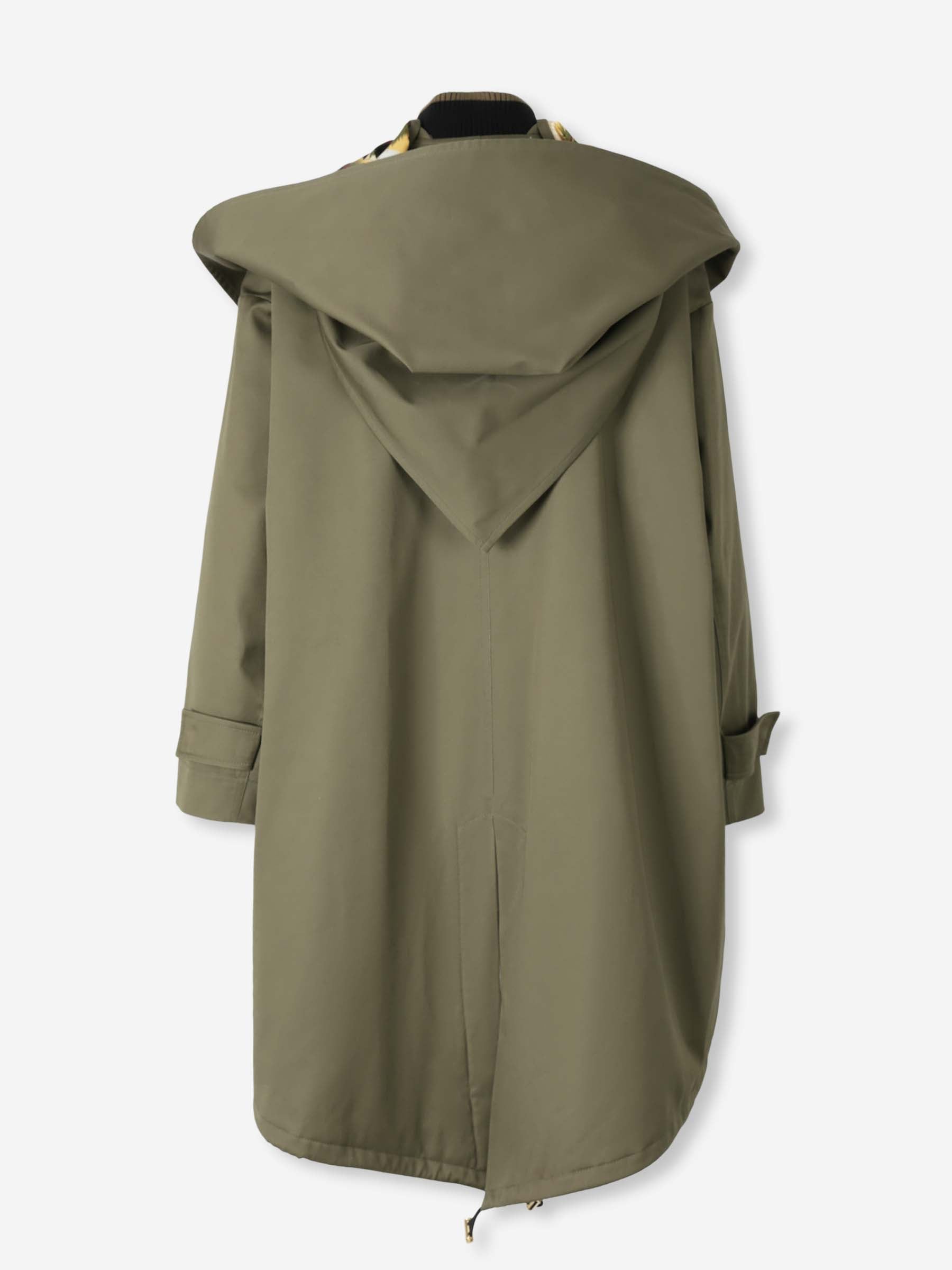 LaDoubleJ Mujer Barcelona Parka Windsor color Verde Militar sku 772-001524 01 - Foto 2