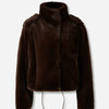 Darkpark Mujer Barcelona Abrigo Corto Pelo color Marrón Oscuro sku 772-001532 01 - Foto 1
