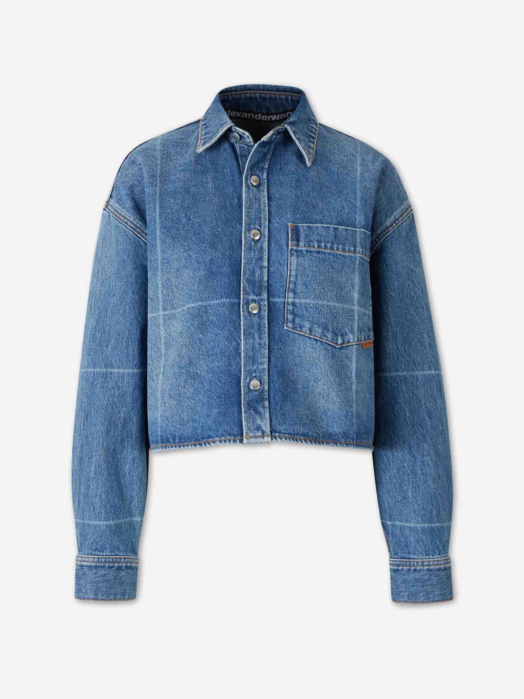 Alexander Wang Mujer Barcelona Chaqueta Denim Algodón color Azul Denim sku 772-001534 01 - Foto 1