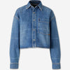 Alexander Wang Mujer Barcelona Chaqueta Denim Algodón color Azul Denim sku 772-001534 01 - Foto 1