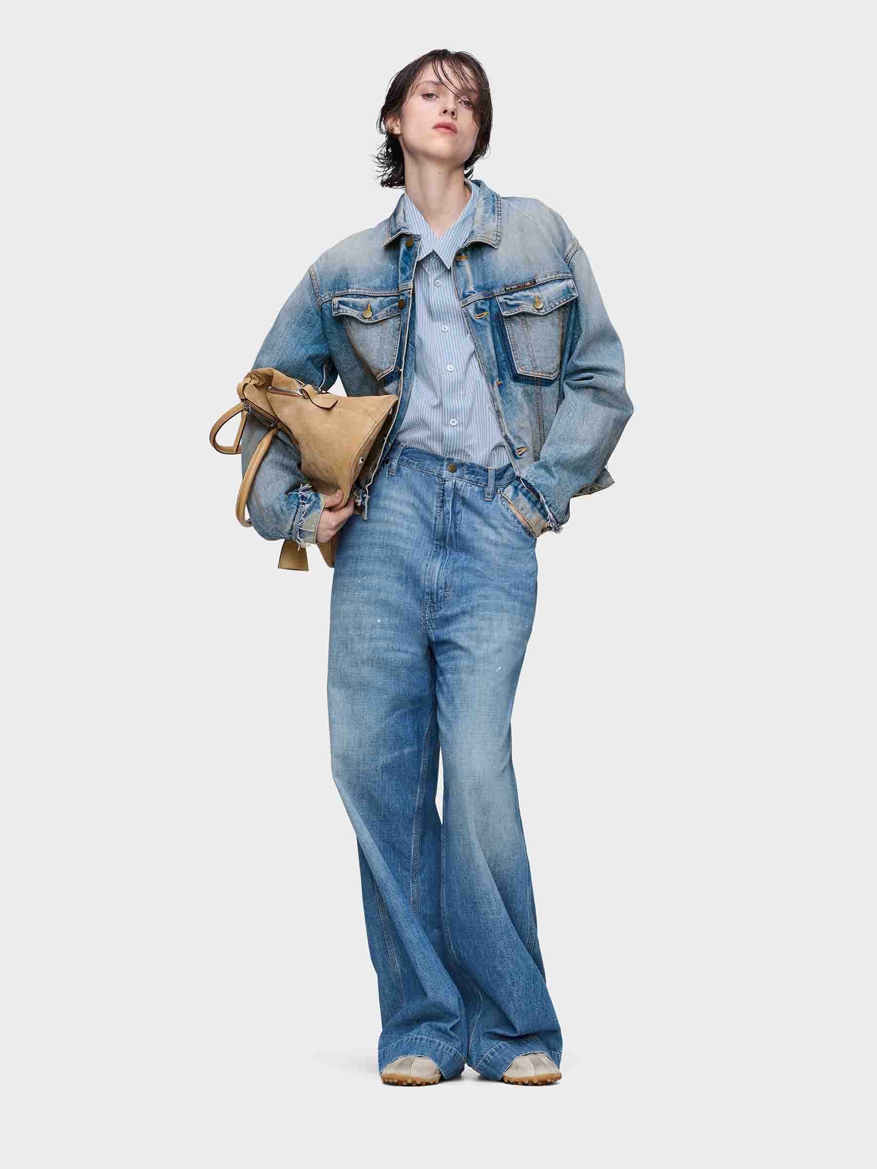 Maison Margiela Mujer Barcelona Chaqueta Denim Algodón color Azul Denim sku 772-001541 01 - Foto 2