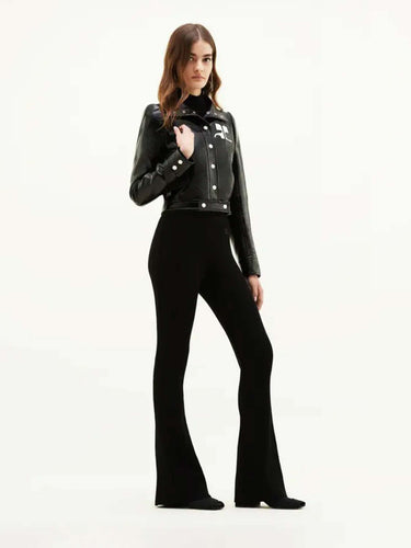 Courrèges Mujer Barcelona Chaqueta Biker Vinilo color Negro sku 772-001545 04 - Foto 3
