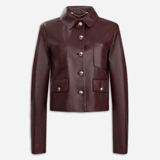 Altuzarra Mujer Barcelona Chaqueta Piel color Burdeos sku 772-001548 01 - Foto 1