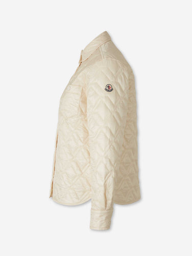 Moncler Mujer Barcelona Chaqueta Técnica Camisera color Marfil sku 772-001552 01 - Foto 2