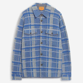 Guest in Residence Mujer Barcelona Sobrecamisa Punto Cuadros color Azul sku 772-001563 02 - Foto 1