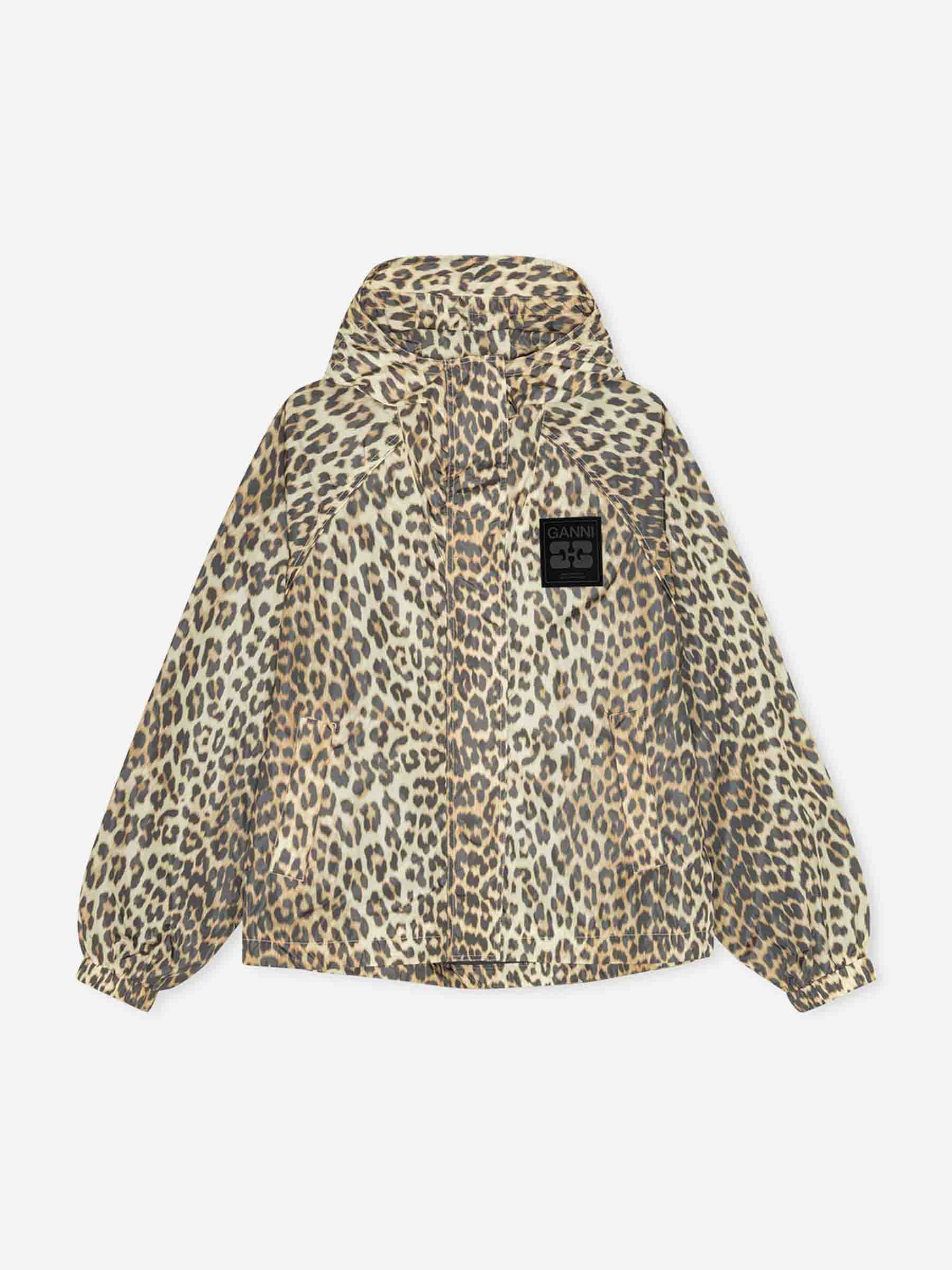 Ganni Mujer Barcelona Chaqueta Flyweight color Leopardo sku 772-001564 01 - Foto 1