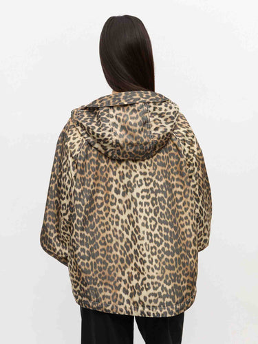 Ganni Mujer Barcelona Chaqueta Flyweight color Leopardo sku 772-001564 01 - Foto 3