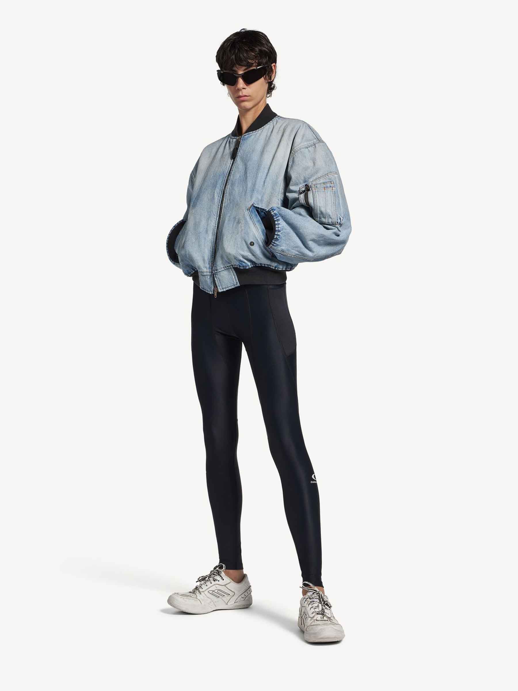 Balenciaga Mujer Barcelona Chaqueta Bomber Standard color Azul Denim Claro sku 772-001569 01 - Foto 2