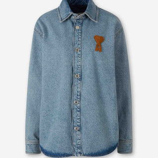 Ami Paris Mujer Barcelona Sobrecamisa Denim color Azul Denim sku 772-001573 01 - Foto 1