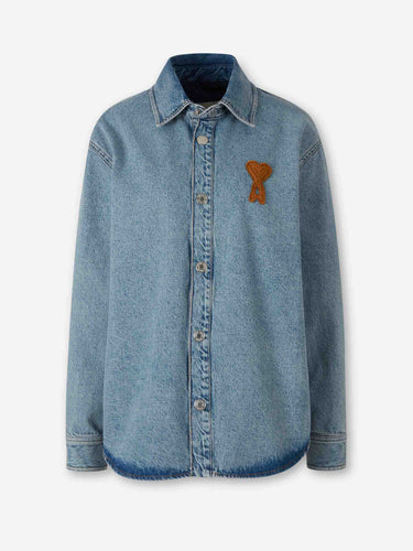 Ami Paris Mujer Barcelona Sobrecamisa Denim color Azul Denim sku 772-001573 01 - Foto 1