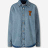 Ami Paris Mujer Barcelona Sobrecamisa Denim color Azul Denim sku 772-001573 01 - Foto 1