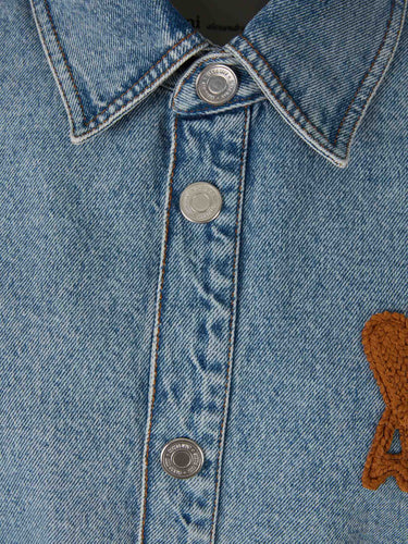 Ami Paris Mujer Barcelona Sobrecamisa Denim color Azul Denim sku 772-001573 01 - Foto 3