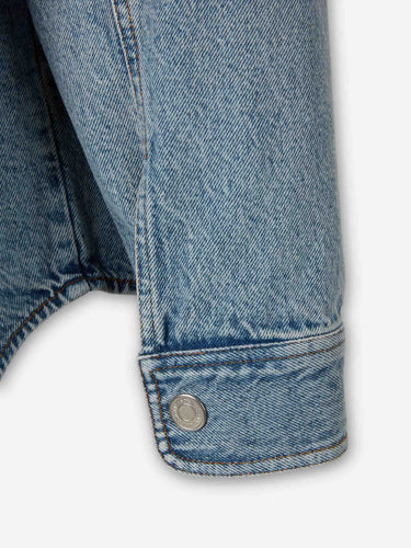 Ami Paris Mujer Barcelona Sobrecamisa Denim color Azul Denim sku 772-001573 01 - Foto 5