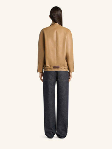 Courrèges Mujer Barcelona Chaqueta Bomber Piel color Camel sku 772-001576 01 - Foto 4