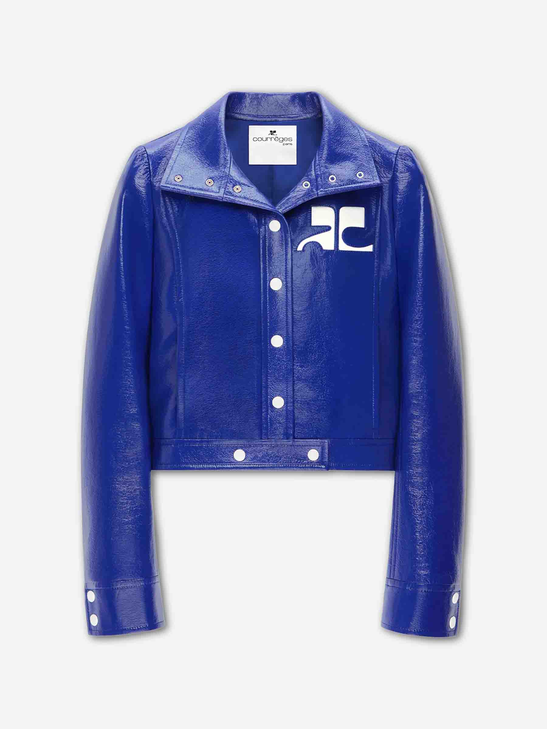 Courrèges Mujer Barcelona Chaqueta Vinyle Reedition color Azul Cobalto sku 772-001577 01 - Foto 1