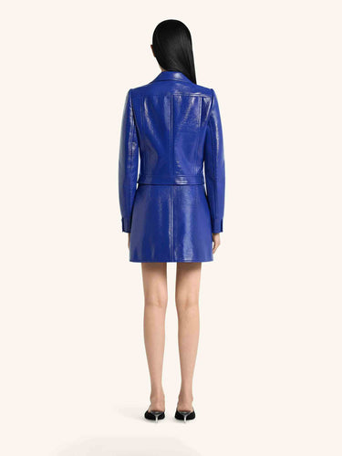 Courrèges Mujer Barcelona Chaqueta Vinyle Reedition color Azul Cobalto sku 772-001577 01 - Foto 3