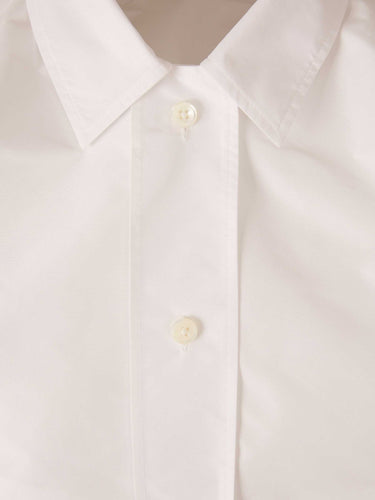 Jil Sander Mujer Barcelona Blusa Técnica Faille color Blanco sku 772-001596 01 - Foto 3