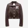 Courrèges Mujer Barcelona Chaqueta Vinyle Reedition color Burdeos sku 772-001599 03 - Foto 1