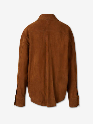 Ami Paris Mujer Barcelona Chaquetas Piel Ante color Caramelo sku 772-001601 01 - Foto 2