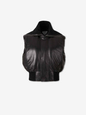 Bottega Veneta Mujer Barcelona Chaleco Acolchado Piel color Negro sku 772-001603 01 - Foto 1