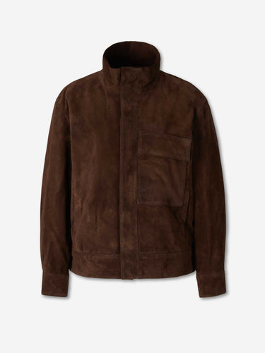Nili Lotan Mujer Barcelona Chaqueta Ante Cirque color Marrón Oscuro sku 772-001612 01 - Foto 1