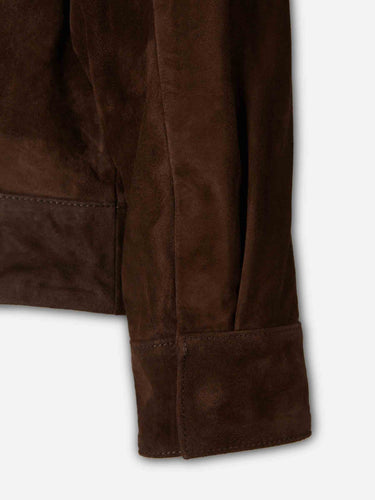 Nili Lotan Mujer Barcelona Chaqueta Ante Cirque color Marrón Oscuro sku 772-001612 01 - Foto 4