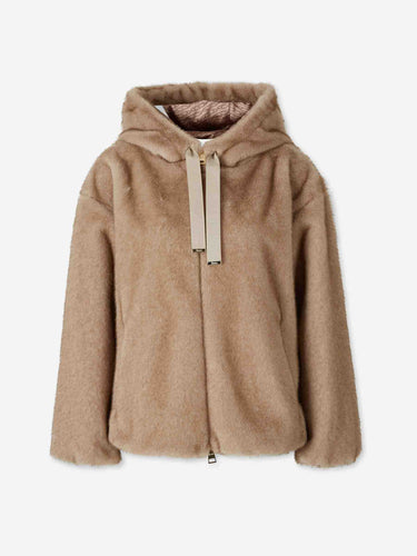 Herno Mujer Barcelona Chaqueta Capucha Pelo color Beige sku 772-001615 02 - Foto 1