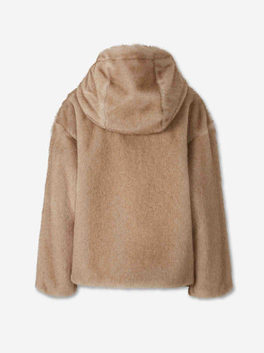 Herno Mujer Barcelona Chaqueta Capucha Pelo color Beige sku 772-001615 02 - Foto 2