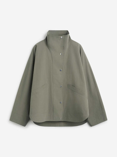 TOTEME Mujer Barcelona Chaqueta Cuello Alto color Verde Militar sku 772-001620 01 - Foto 1