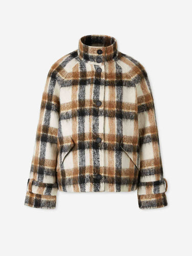 Simkhai Mujer Barcelona Chaqueta Virelle Plaid color Crema sku 772-001621 01 - Foto 1