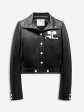 Courrèges Reedition Mujer Barcelona Chaqueta Biker Vinilo color Negro sku 772-001623 02 - Foto 1
