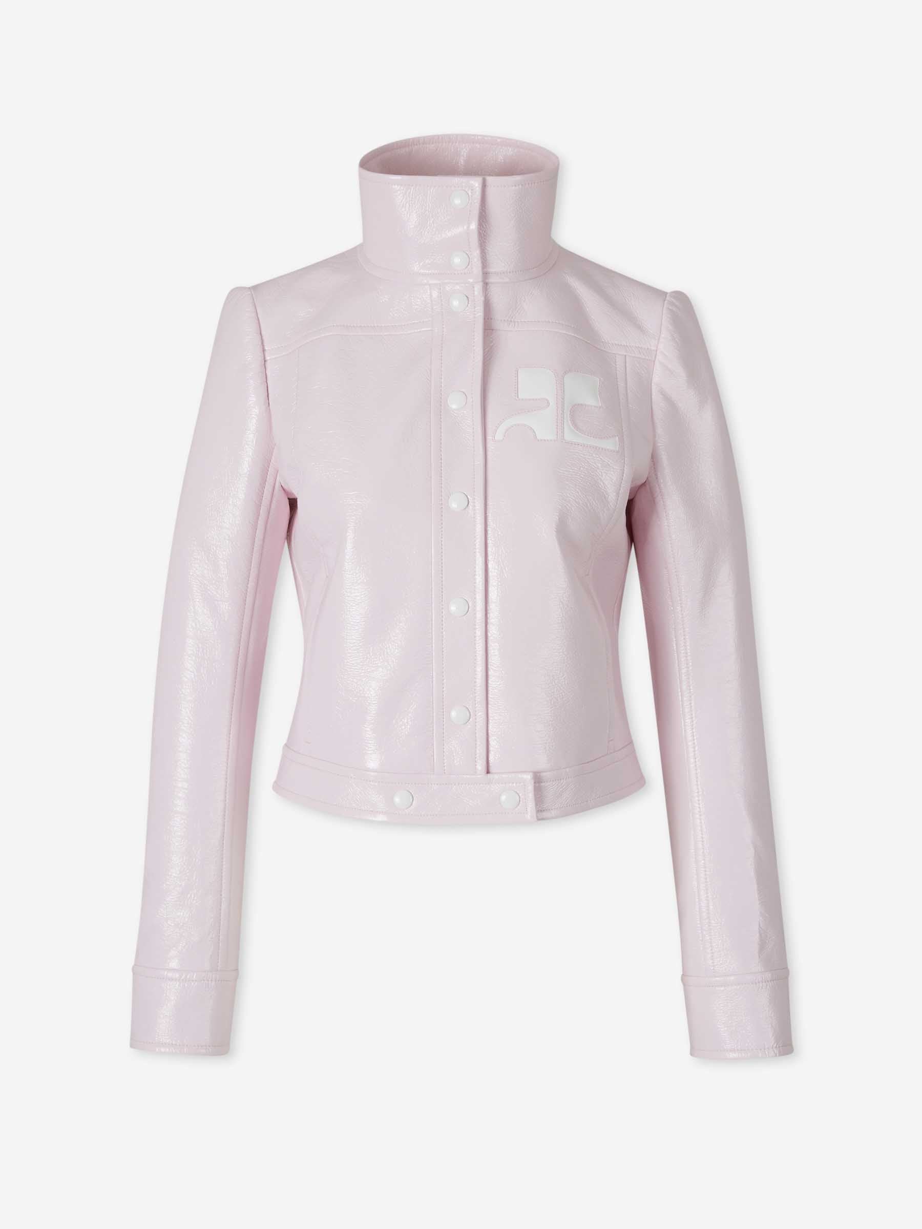 Courrèges Reedition Mujer Barcelona Chaqueta Vinyle Reedition color Rosa Palo sku 772-001623 05 - Foto 2