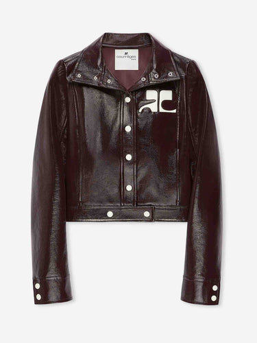 Courrèges Mujer Barcelona Chaqueta Vinyle Reedition color Burdeos sku 772-001624 01 - Foto 1