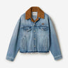 Miu Miu Mujer Barcelona Sobrecamisa Denim Ante color Azul Denim sku 772-001627 01 - Foto 1