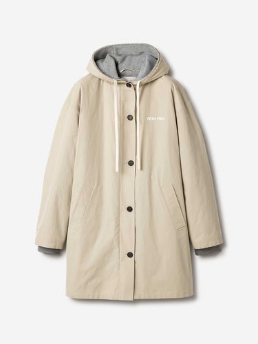 Miu Miu Mujer Barcelona Parka Técnica Cabán color Beige sku 772-001630 01 - Foto 1
