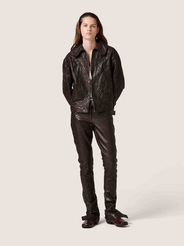 Miu Miu Mujer Barcelona Chaqueta Piel color Marrón sku 772-001633 01 - Foto 2