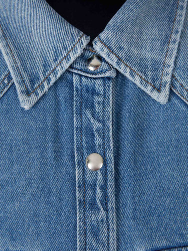 Agolde Mujer Barcelona Camisa Denim Lotta color Azul Denim sku 772-001634 01 - Foto 3