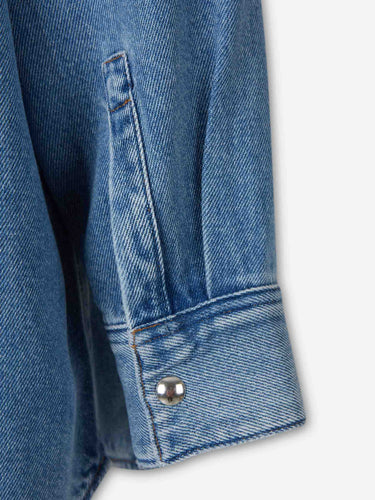 Agolde Mujer Barcelona Camisa Denim Lotta color Azul Denim sku 772-001634 01 - Foto 4