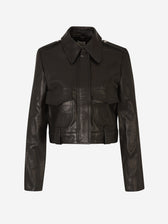 Khaite Mujer Barcelona Cazadora Piel Bolsillos color Negro sku 772-001637 01 - Foto 1