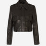 Khaite Mujer Barcelona Cazadora Piel Bolsillos color Negro sku 772-001637 01 - Foto 1