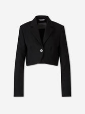 Balenciaga Mujer Barcelona Blazer Cropped color Negro sku 772-001638 01 - Foto 1