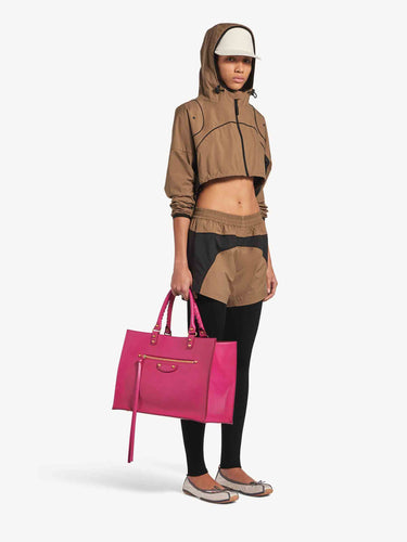 Balenciaga Mujer Barcelona Chaqueta Técnica Cropped color Camel sku 772-001640 01 - Foto 2