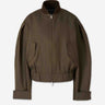Ganni Mujer Barcelona Chaqueta Bomber Lana color Verde Militar sku 772-001644 01 - Foto 1