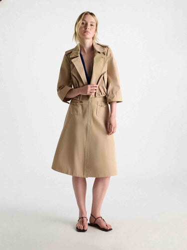 Dorothee Schumacher Mujer Barcelona Gabardina Corta color Camel sku 772-001646 01 - Foto 2