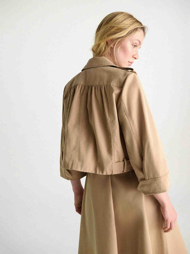 Dorothee Schumacher Mujer Barcelona Gabardina Corta color Camel sku 772-001646 01 - Foto 5