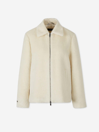 Peserico Mujer Barcelona Chaqueta Faux Fur color Blanco sku 772-001651 01 - Foto 1